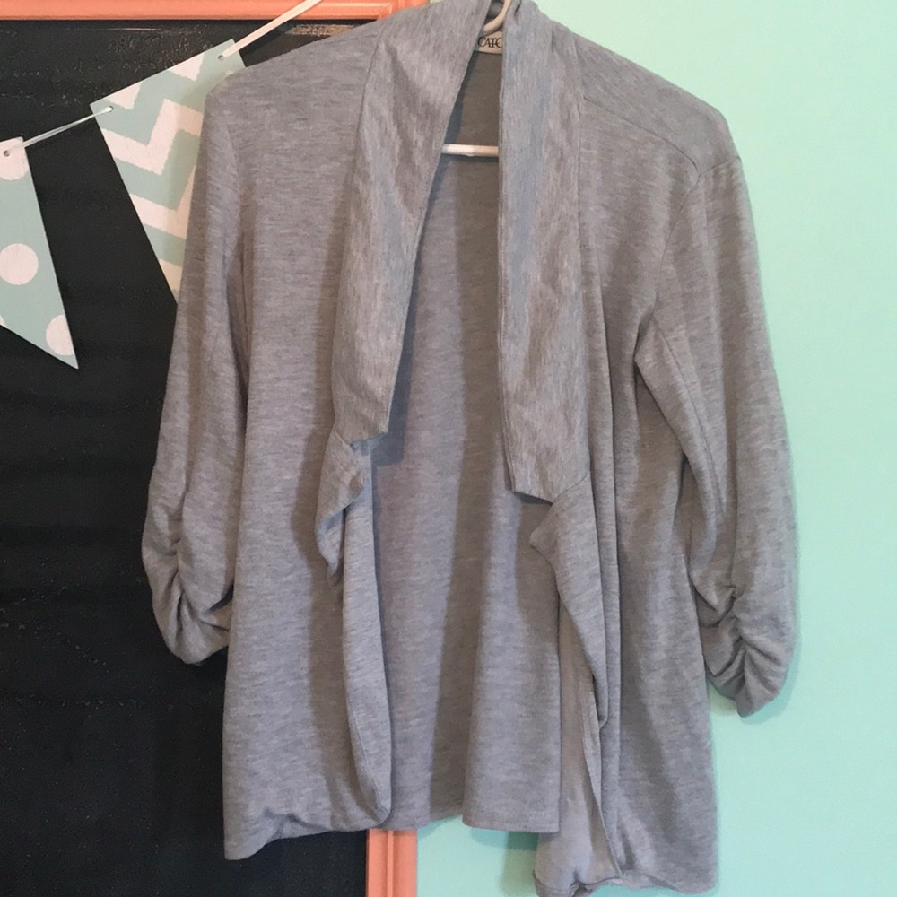 Gray Cardigan